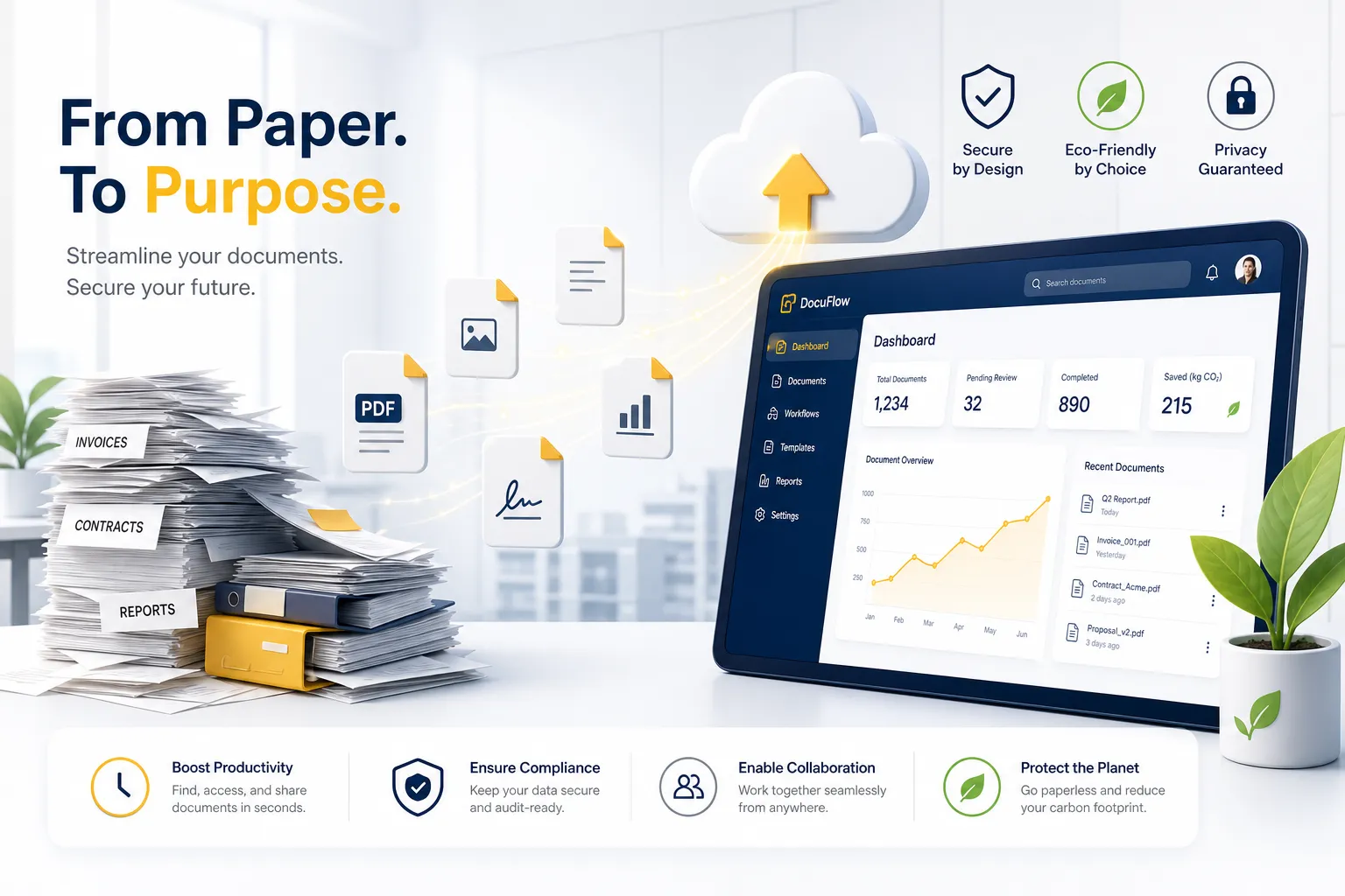 استقرار سیستم مدیریت بدون کاغذ و نقش فکس ابری در حفظ محیط زیست